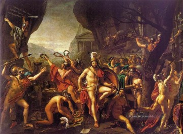 Leonidas an den Thermopylen Neoklassizismus Jacques Louis David Ölgemälde